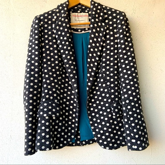 Anthropologie Cartonnier polka dot jacket - Picture 4 of 10